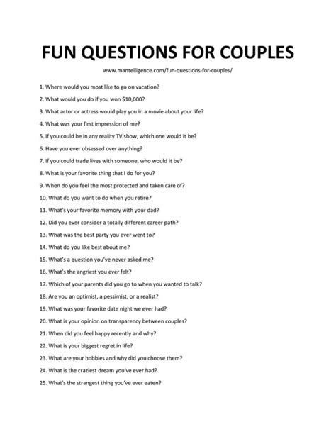 70 Questions for Couples (Fun, Funny, Deep) [2023].